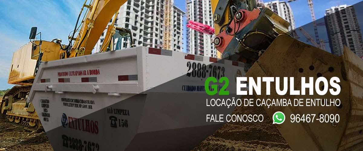 locação de caçamba de entulho